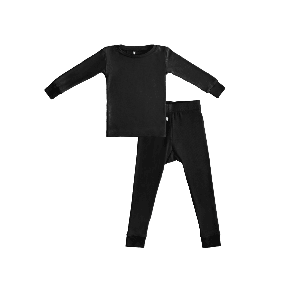 Toddler/Kids Bamboo Pajamas - Midnight Black - Kidsy
