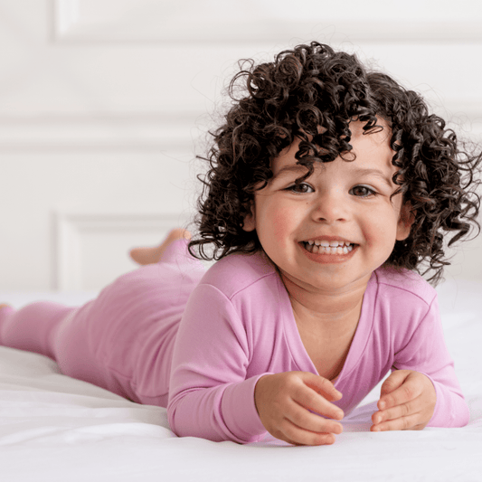 Toddler/Kids Bamboo Pajamas - Misty Mauve - Kidsy