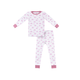 Toddler/Kids Bamboo Pajamas - Pink Rainbow - Kidsy