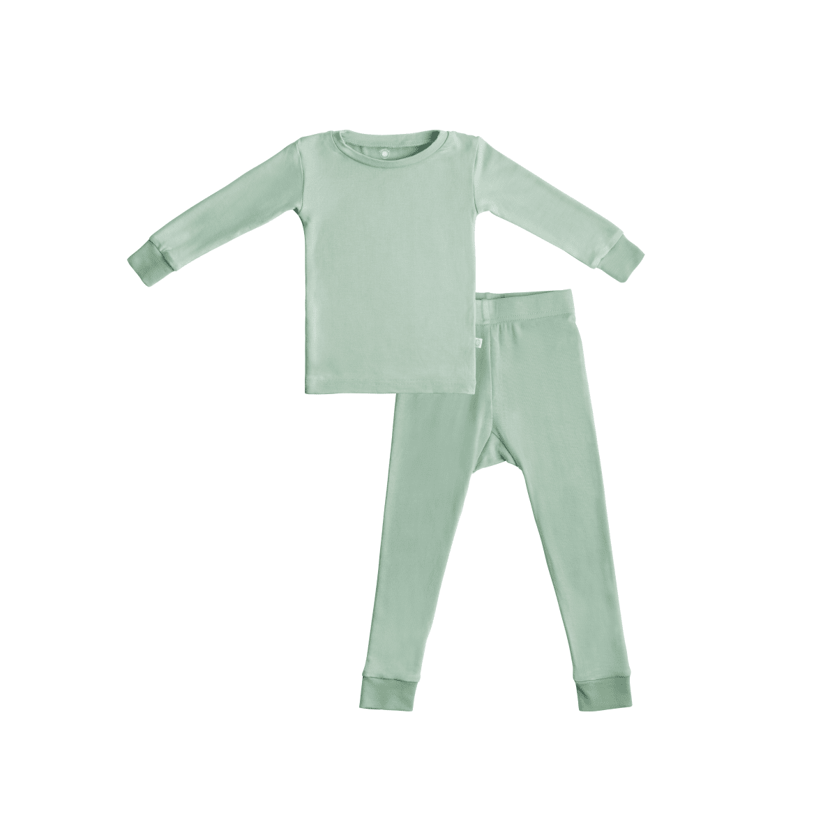 Toddler/Kids Bamboo Pajamas - Sage Green - Kidsy