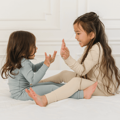 Toddler/Kids Bamboo Pajamas - Slate - Kidsy