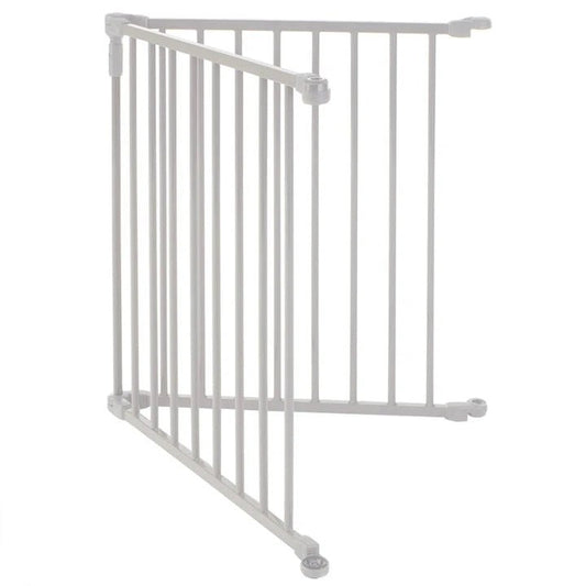 Toddleroo by North States 3-In-1 Metal Superyard Two-Panel Extension (Taupe) - Kidsy