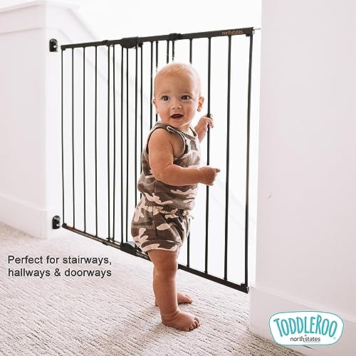 Toddleroo Easy Swing & Lock Gate 31" (Matte Bronze) - Kidsy