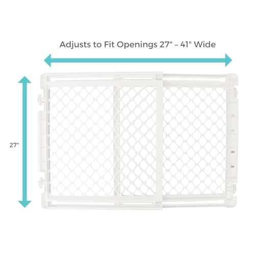 Toddleroo Stairway Secure Baby Gate 27" - 41" (Ivory) - Kidsy