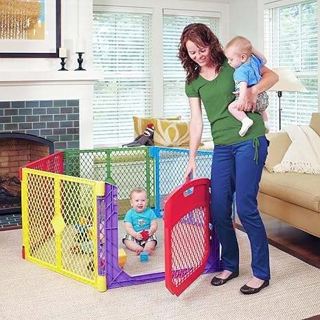 Toddleroo Superyard Colorplay Ultimate 6 - Panel Play Yard - Kidsy