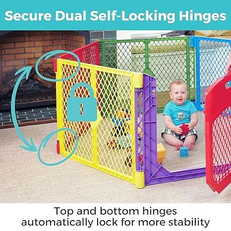 Toddleroo Superyard Colorplay Ultimate 6 - Panel Play Yard - Kidsy