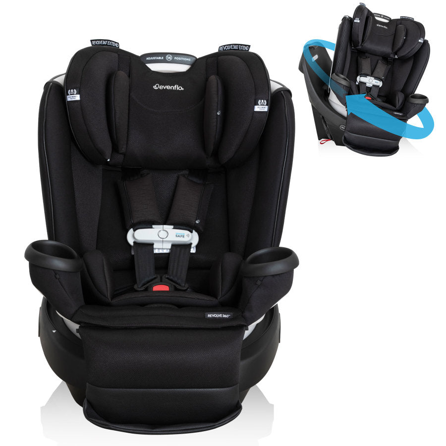 New Revolve360 Extend All-in-One Rotational Car Seat with SensorSafe