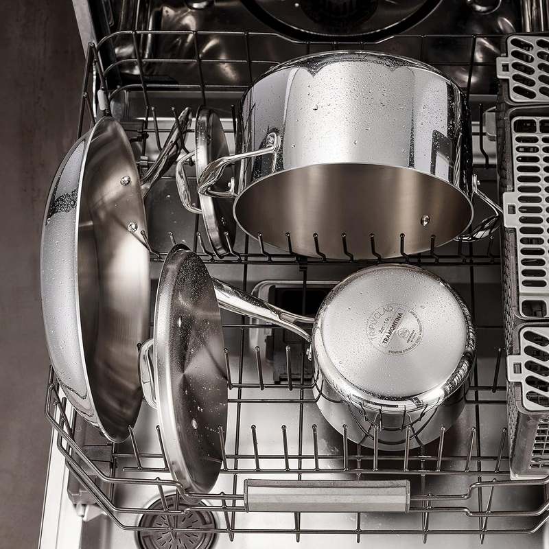 Tramontina Gourmet Tri - Ply Clad 2 Qt Covered Sauce Pan Stainless - Kidsy