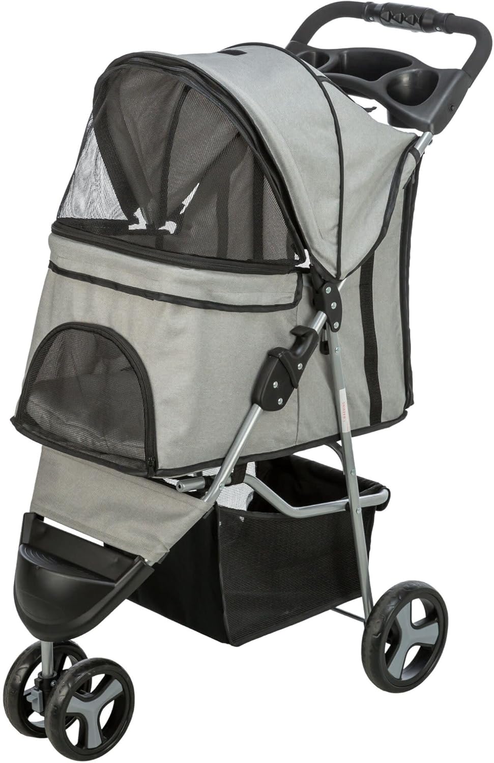 Trixie Pet Stroller for Small Dogs & Cats (Gray) - Kidsy