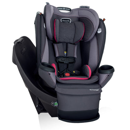 New Revolve360 Extend Rotational All-in-One Convertible Car Seat with Quick Clean Cover