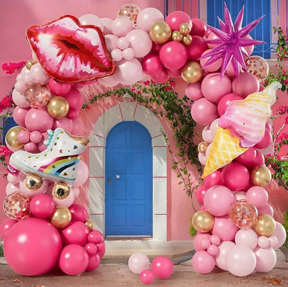 TypicalEve Birthday Decorations for Girls Princess Party (Pink) - Kidsy