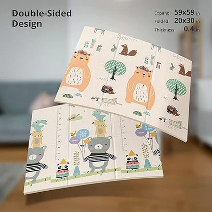 UANLAUO Foldable Baby Play Mat (Bear) - Kidsy