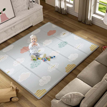 UANLAUO Foldable Baby Play Mat (Cloud | 71x59x0.4inch) - Kidsy