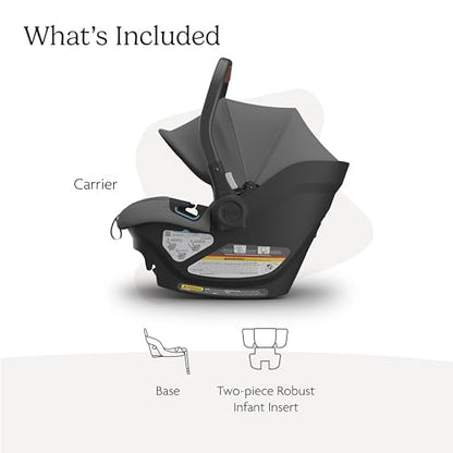 UPPAbaby Aria Lightweight Infant Car Seat (Greyson Charcoal Mélange) - Kidsy