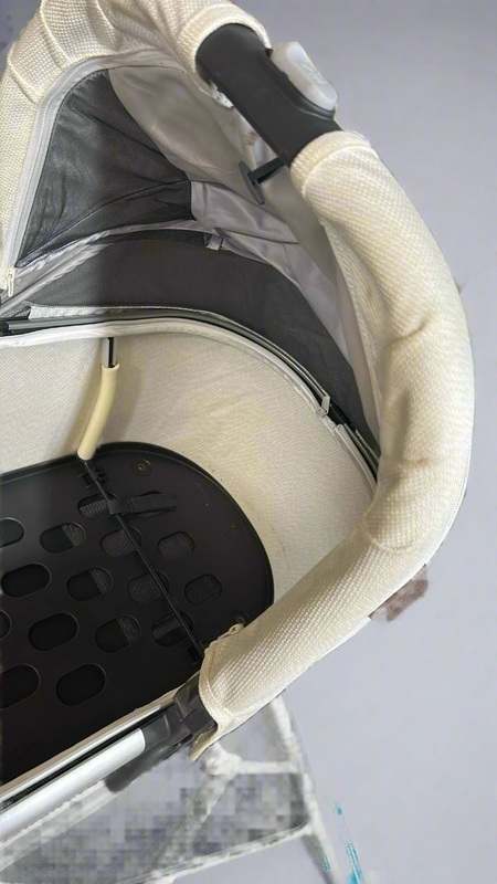 UPPAbaby Bassinet Declan (Oat Mélange/Silver Frame) - Kidsy