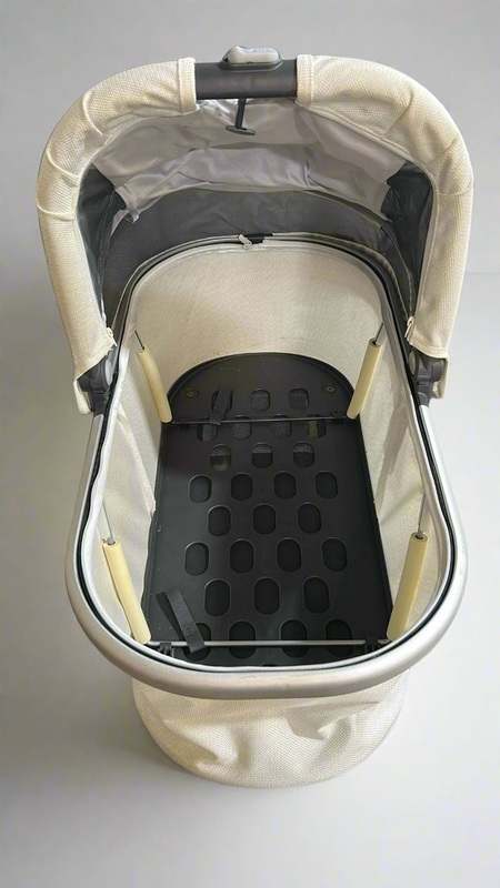 UPPAbaby Bassinet Declan (Oat Mélange/Silver Frame) - Kidsy