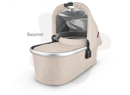 UPPAbaby Bassinet Declan (Oat Mélange/Silver Frame) - Kidsy