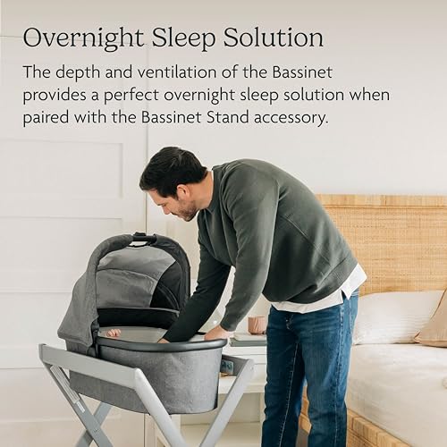 UPPAbaby Bassinet Declan (Oat Mélange/Silver Frame) - Kidsy