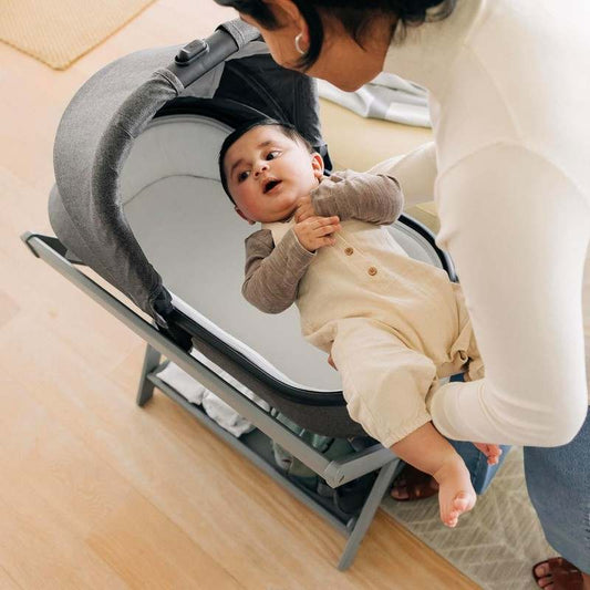 UPPAbaby Bassinet Stand – Quick Secure Attachment (Grey) - Kidsy