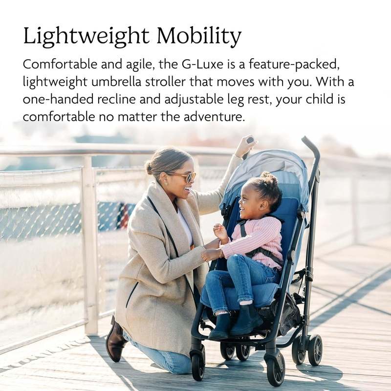 UPPAbaby G - Luxe Umbrella Stroller (Jake Charcoal/Carbon) - Kidsy