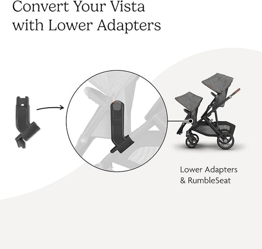 UPPAbaby Lower Adapter for Vista/V2/V3 Strollers - Kidsy