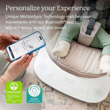 UPPAbaby Mamaroo Smart Swing - Charlie (Sand Mélange) - Kidsy