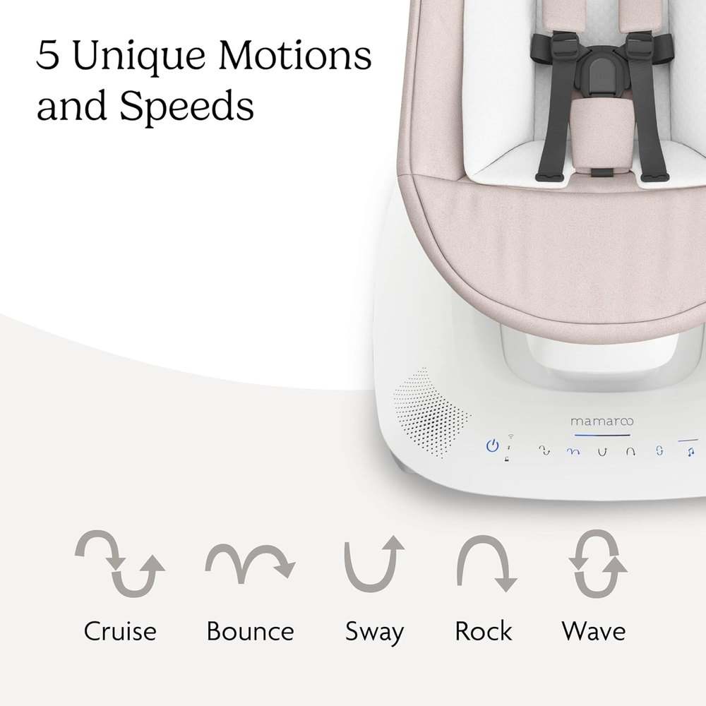 UPPAbaby Mamaroo Smart Swing - Charlie (Sand Mélange) - Kidsy