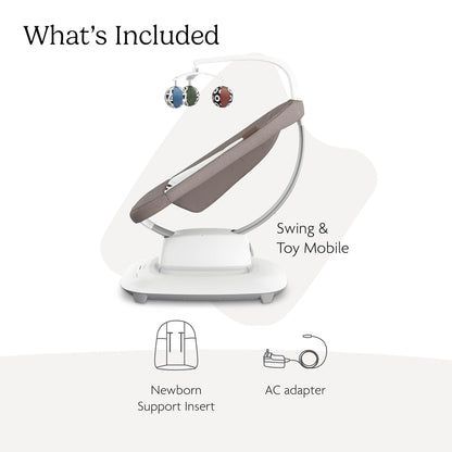UPPAbaby Mamaroo Smart Swing - Wells ( Dark Taupe Mélange ) - Kidsy