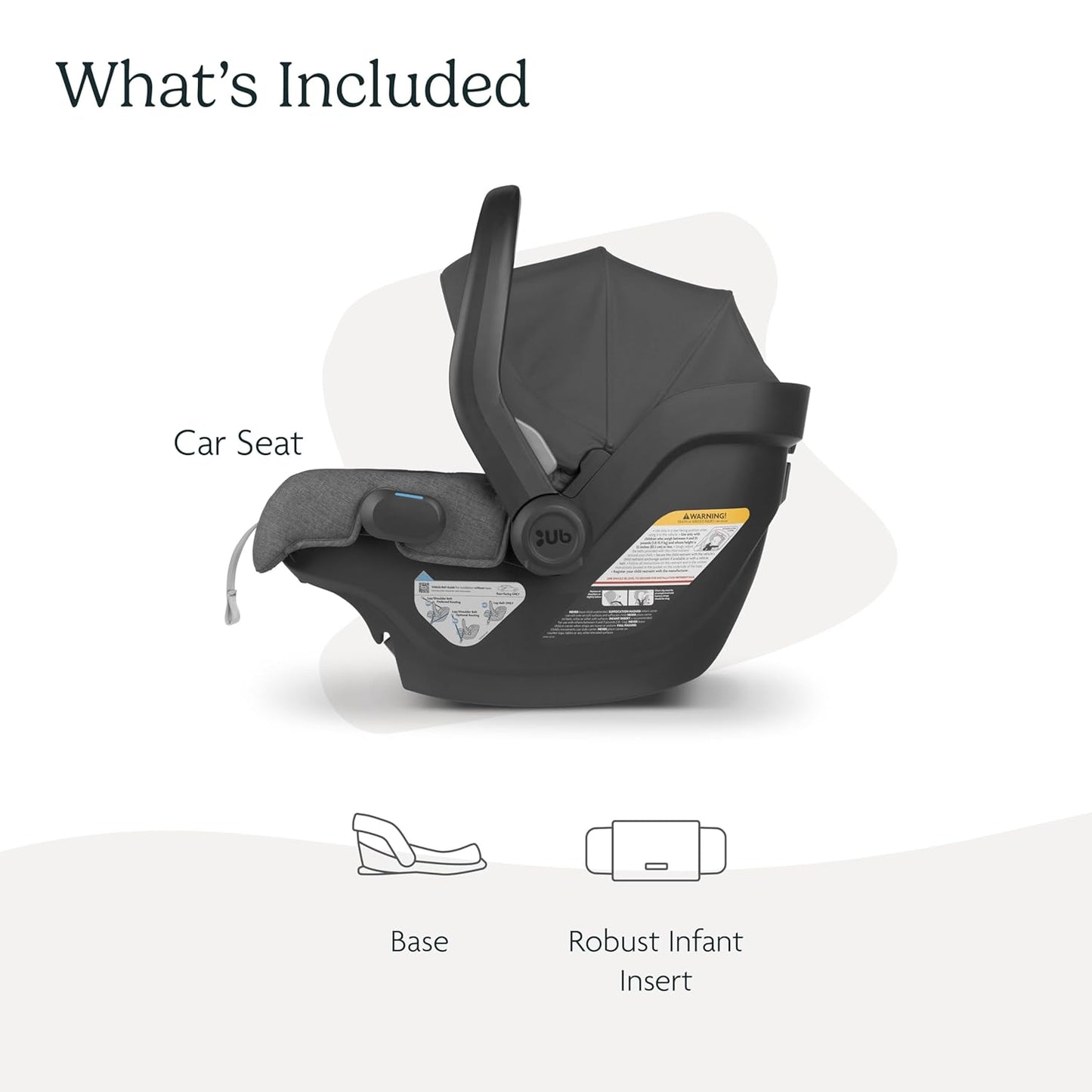 UPPAbaby Mesa V2 Infant Car Seat (Charcoal Mélange) - Kidsy