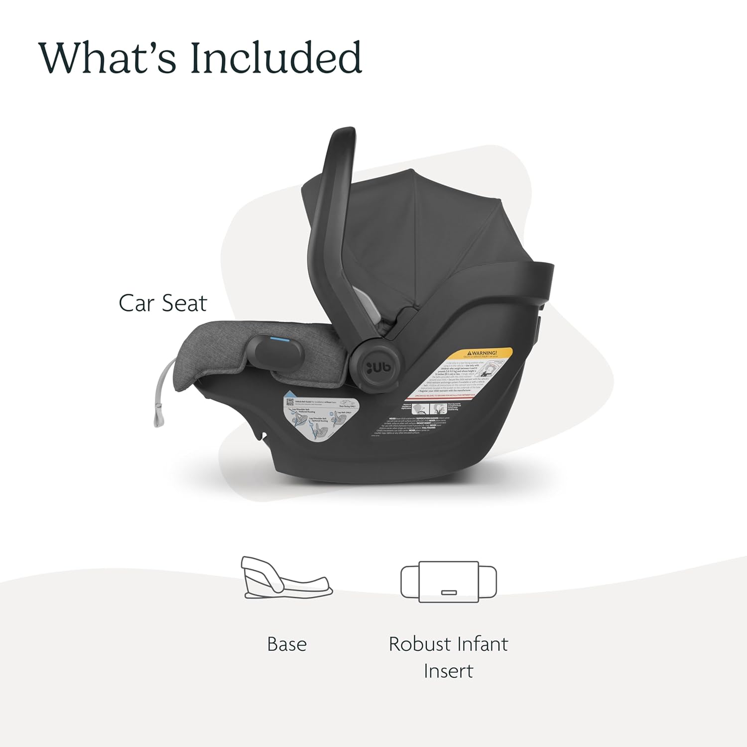 UPPAbaby Mesa V2 Infant Car Seat (Charcoal Mélange) - Kidsy