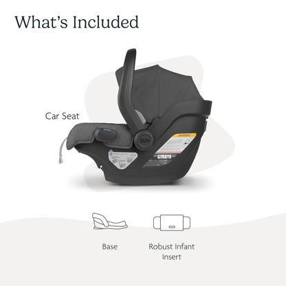 UPPAbaby Mesa V2 Infant Car Seat (Charcoal Mélange) - Kidsy