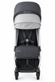 UPPAbaby MINU Stroller, Jordan (Charcoal Melange/Silver/Black Leather) - Kidsy