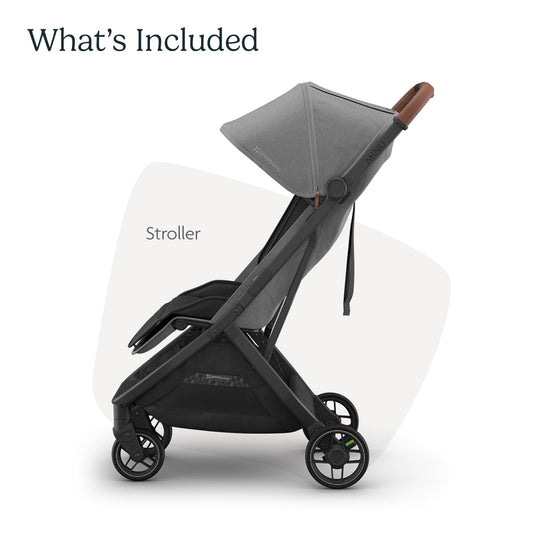 UPPAbaby Minu V3 Travel Stroller - Lightweight & Compact (Greyson) - Kidsy