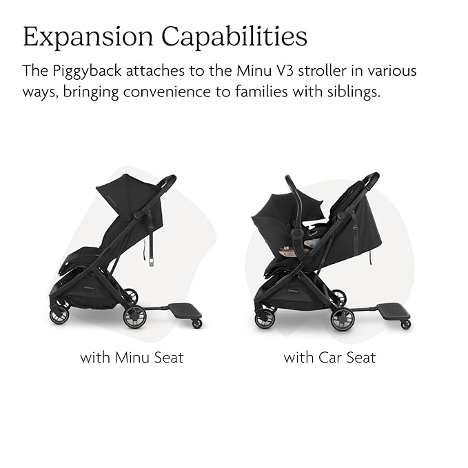UPPAbaby Piggyback Ride - Along Board for Minu V3 (Grey) - Kidsy