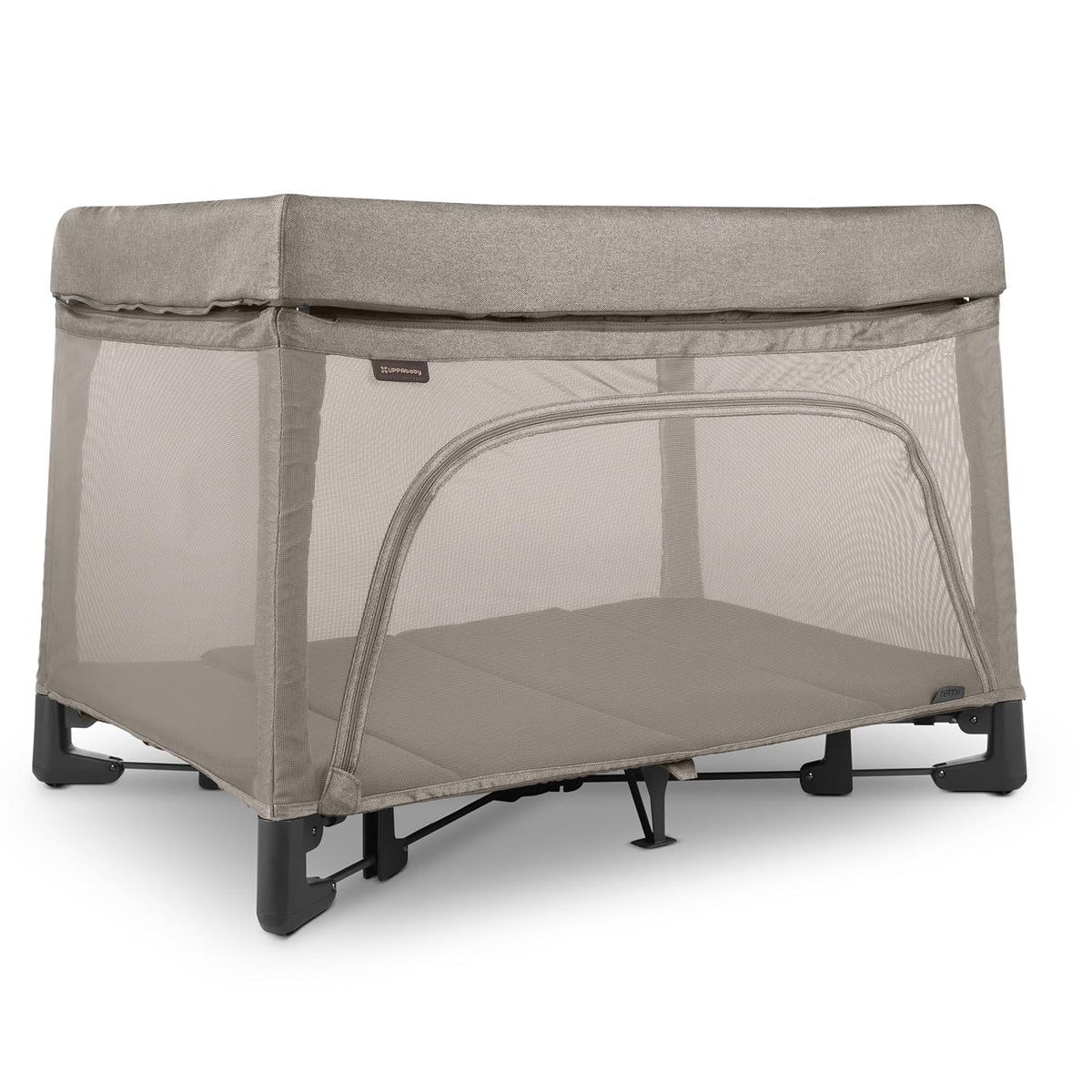 UPPAbaby Remi Playard | Deluxe 3 - in - 1 Portable Playard Wells (Dark Taupe Mélange) - Kidsy