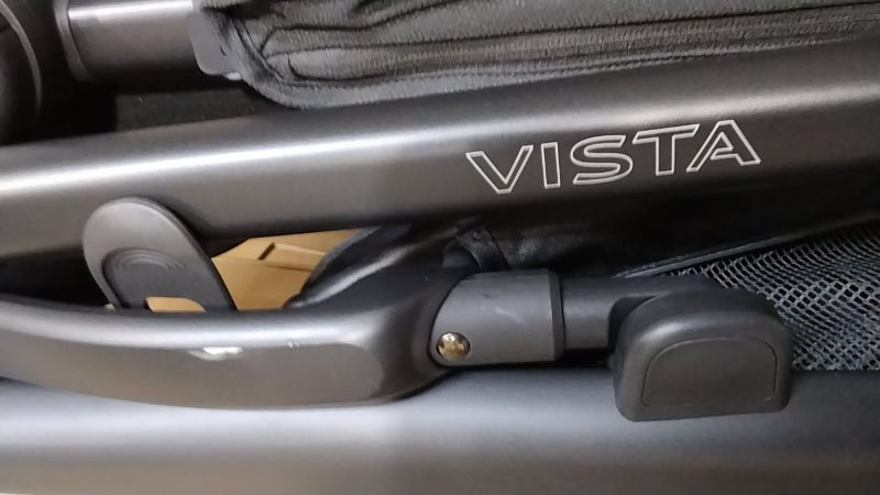 UPPAbaby Vista V3 Stroller Jake (Charcoal/Carbon Frame/Black Leather) - Kidsy