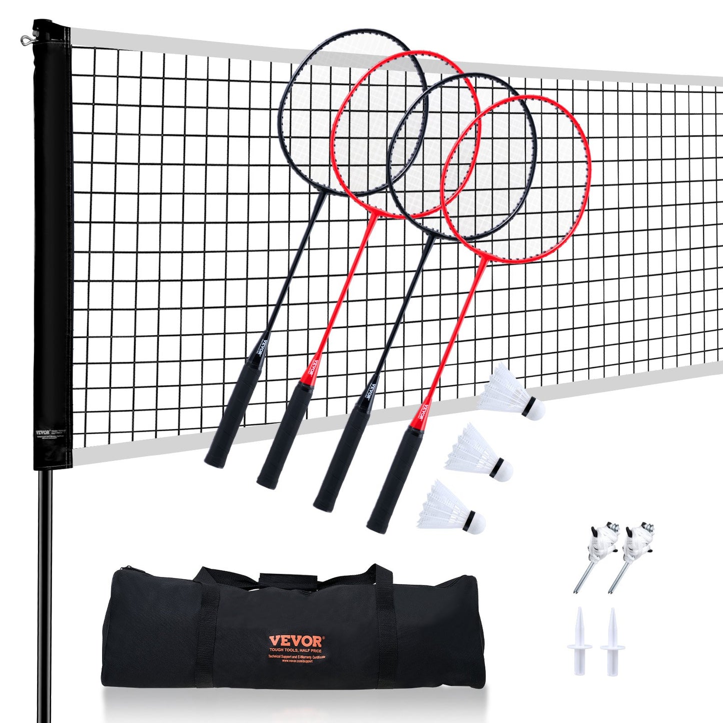 New VEVOR Badminton Net Set, Outdoor Backyard Beach Park Badminton Net