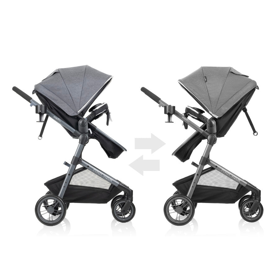 New Pivot Vizor Travel System with LiteMax Infant Car Seat