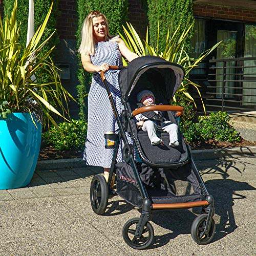 Venice Child Maverick Single to Double Stroller (Eclipse Black) - Kidsy
