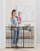 VEVOR Baby Gate 26–48" x 36" (Black) - Kidsy