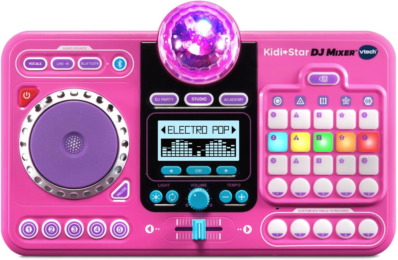 VTech Kidi Star DJ Mixer Music Toy (Pink) - Kidsy