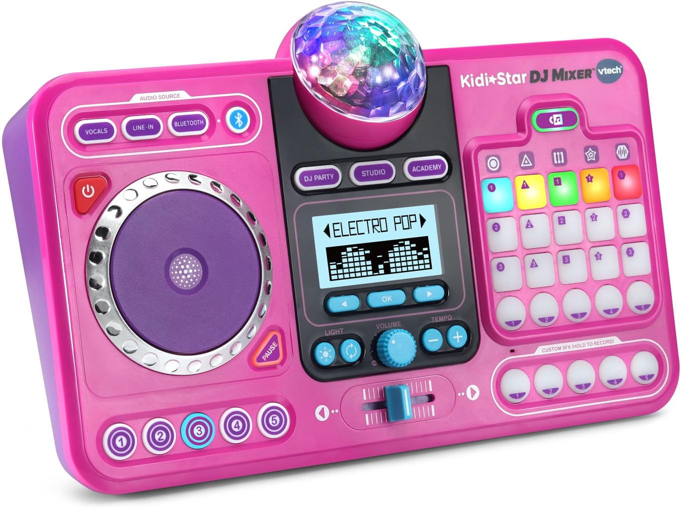VTech Kidi Star DJ Mixer Music Toy (Pink) - Kidsy