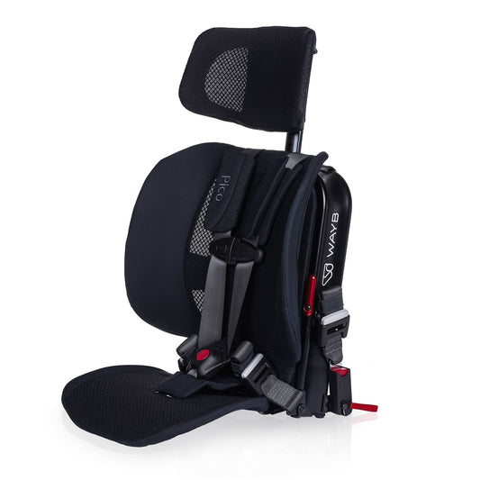 WAYB Pico Travel Car Seat (Black/Grey) - Kidsy