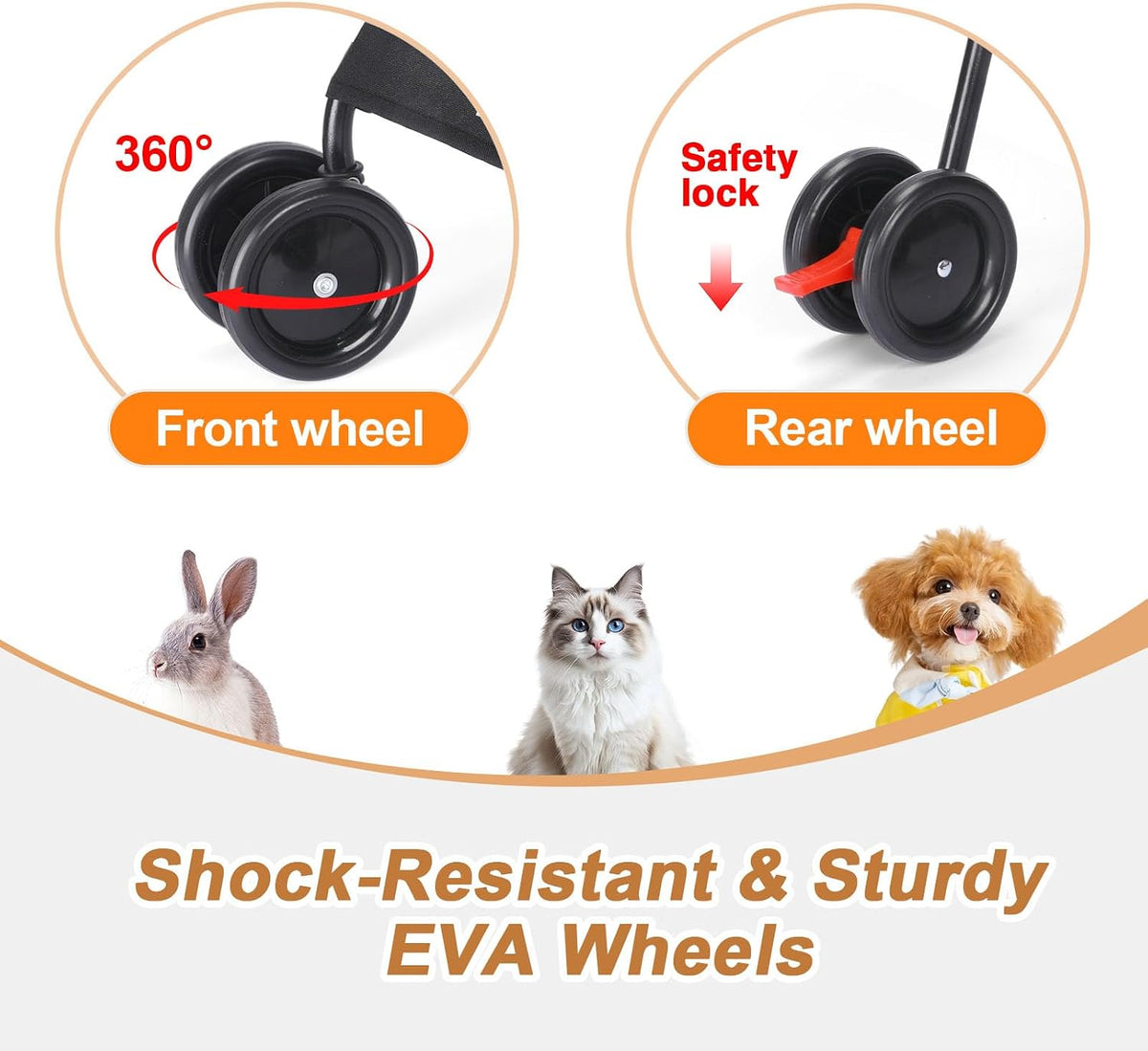 Wedyvko Travel Portable Dog Stroller (Dark Grey) - Kidsy
