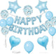 Weika 27 Pcs Birthday Decorations (Light Blue) - Kidsy