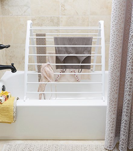 Whitmor Spacemaker Drying Rack (White) - Kidsy