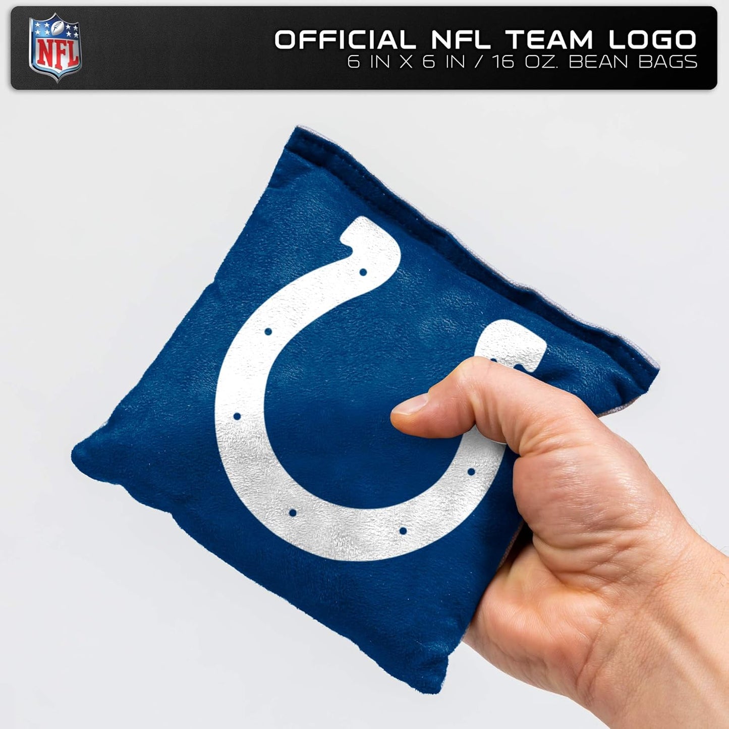 Wild Sport NFL Pro Football Indianapolis Colts Dual - Sided Bean Bags - Kidsy