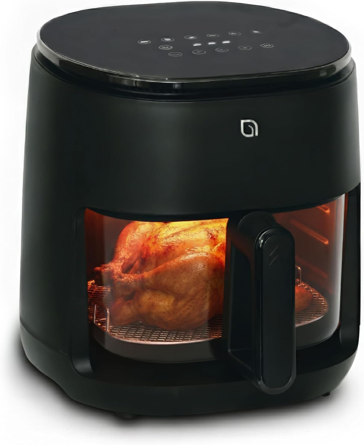 WILLOW Eco Series 6 - in - 1 Air Fryer - 5 Quart Glass Basket (Black) - Kidsy