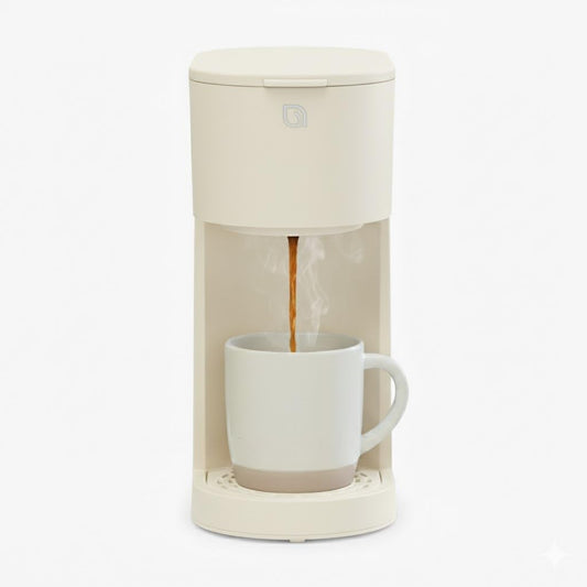WILLOW K - Cup Coffee Maker, Single Serve Coffee Maker (White) - Kidsy