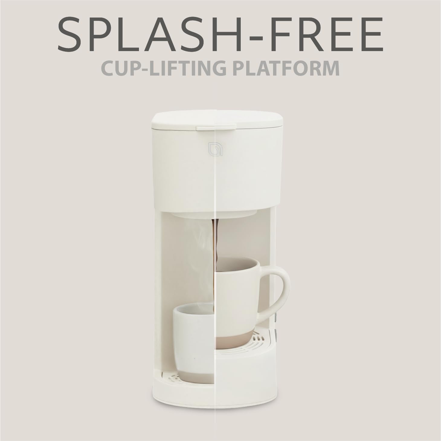 WILLOW K - Cup Coffee Maker, Single Serve Coffee Maker (White) - Kidsy